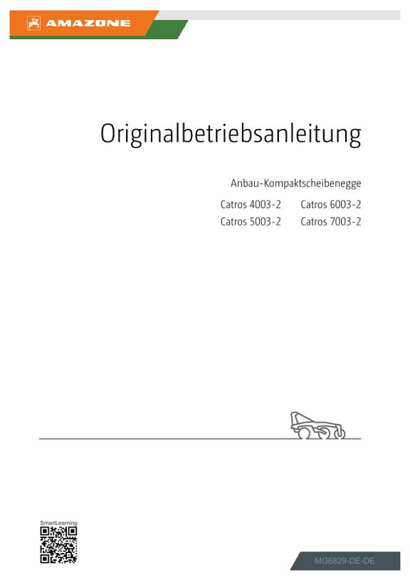 Betriebsanleitung Catros 4003-2, 5003-2, 6003-2, 7003-2