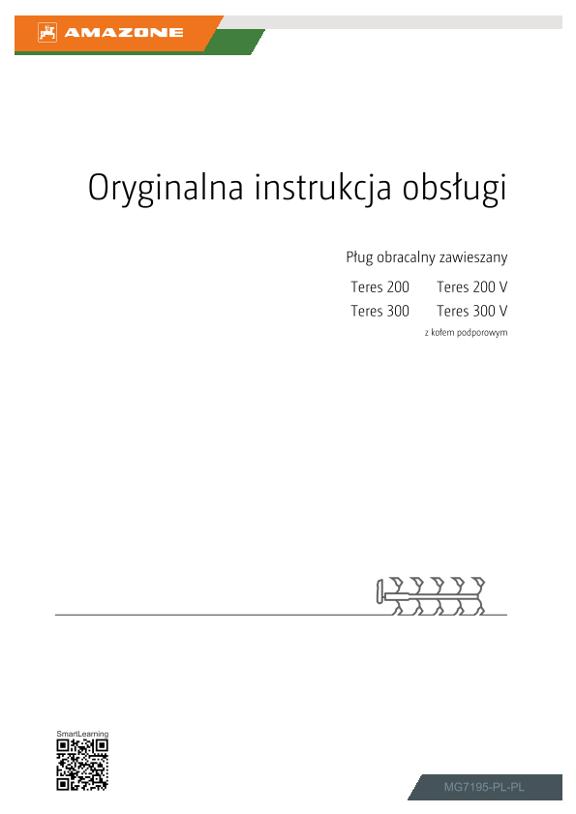 Instrukcje obsługi Teres 200, 300; 200 V, 300 V; z kołem kombinowanym