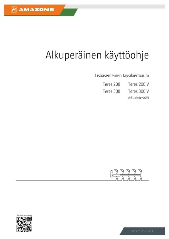 Käyttöohje Teres 200, 300; 200 V, 300 V; yhdistelmäpyörällä