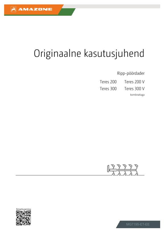 Kasutusjuhend Teres 200, 300; 200 V, 300 V; kombirattaga