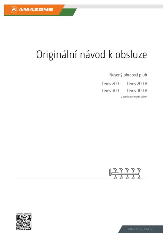 Návod k obsluze Teres 200, 300; 200 V, 300 V; s kombinovaným kolem