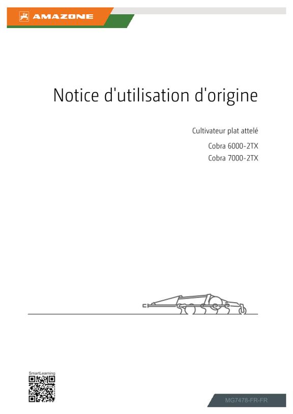 Notice d’utilisation Cobra 00-2TX