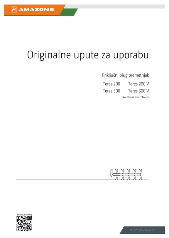 Upute za uporabu Teres 200, 300; 200 V, 300 V; s kombiniranim kotačem