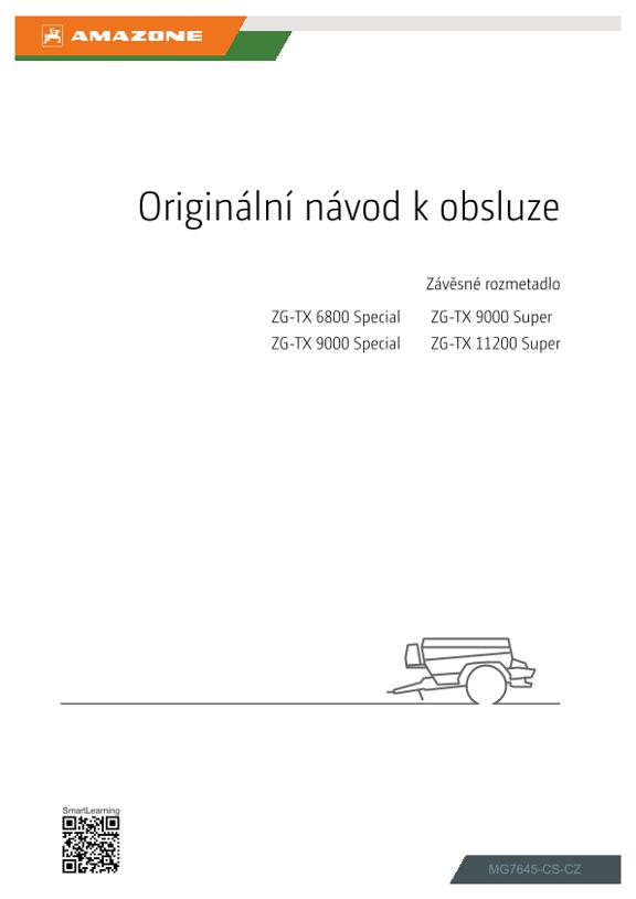 Návod k obsluze ZG-TX 00