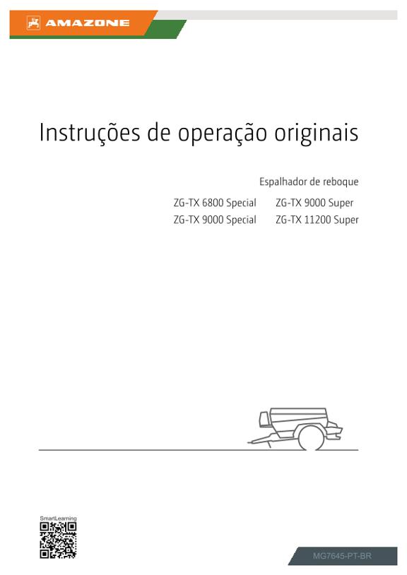 Manual de instruções ZG-TX 00