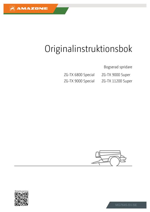 Bruksanvisning ZG-TX 00