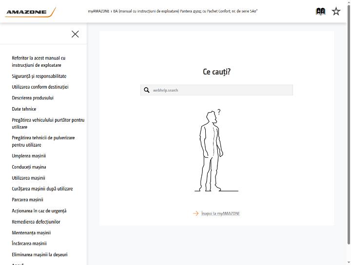 Instrucțiuni de utilizare Pantera 4504; cu pachet Comfort; nr. de serie SA0*