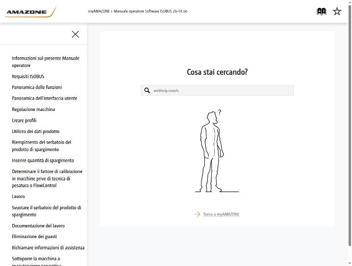 Istruzioni per l'uso Software ISOBUS ZG-TX 00