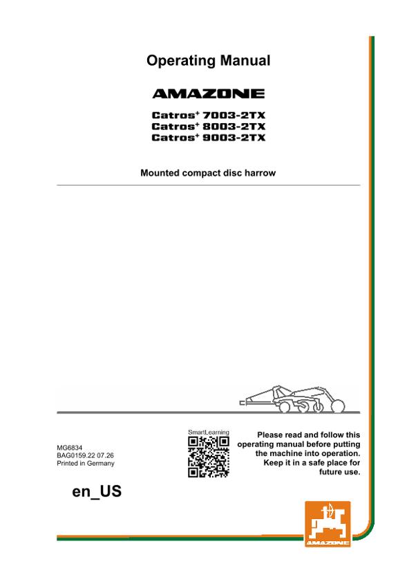 Operating manual Catros+ 7003-2TX, 8003-2TX, 9003-2TX