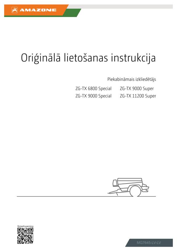 Lietošanas instrukcija ZG-TX 00