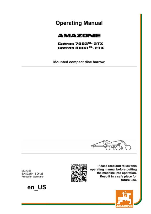 Operating manual CatrosXL 7003-2TX, 8003-2TX