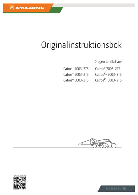 Bruksanvisning CatrosXL 5003-2TS, 6003-2TS; Catros+ 4003-2TS, 5003-2TS, 6003-2TS, 7003-2TS