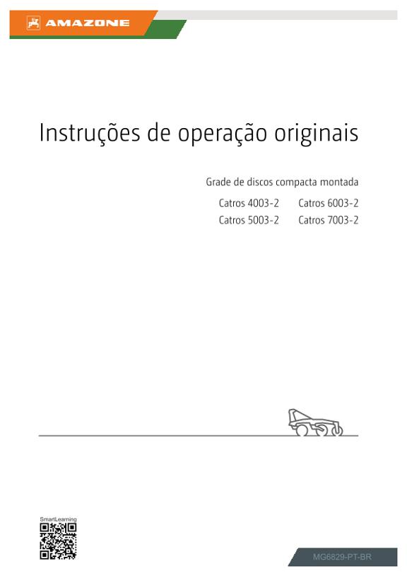 Manual de instruções Catros 4003-2, 5003-2, 6003-2, 7003-2