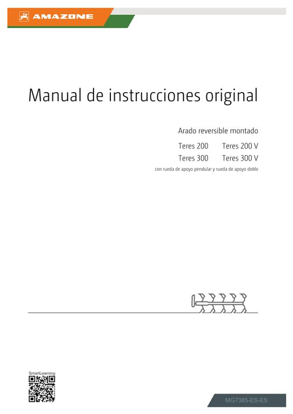 Instrucciones de uso Teres 200,300; 200 V, 300 V; con rueda de apoyo pendular