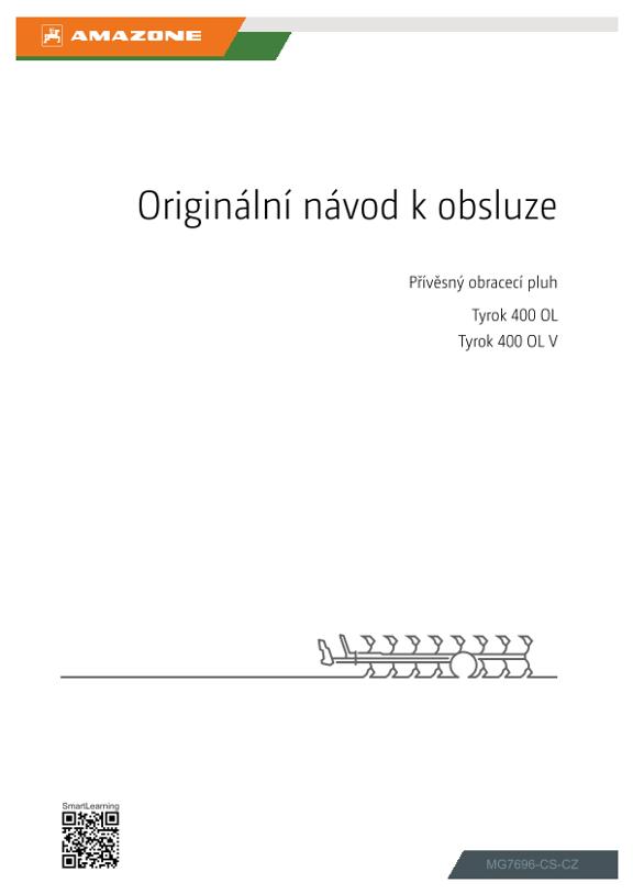 Návod k obsluze Tyrok 400 OL, 400 OL V