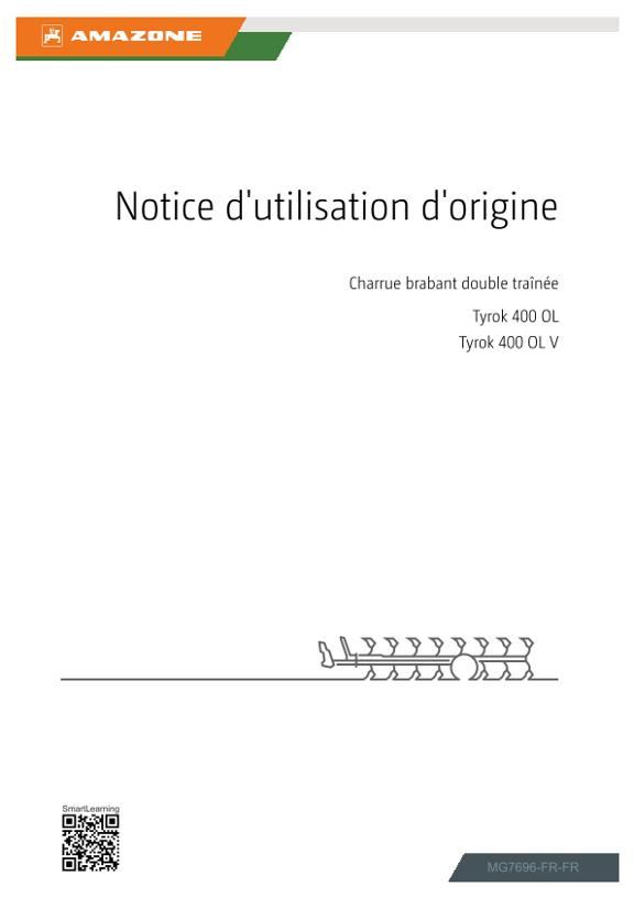 Notice d’utilisation Tyrok 400 OL, 400 OL V