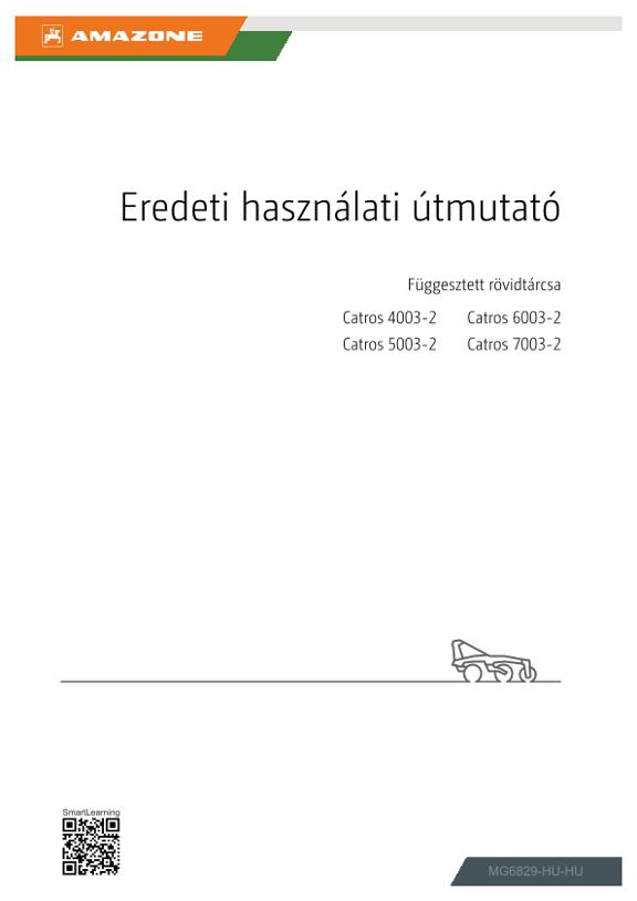Használati útmutató Catros 4003-2, 5003-2, 6003-2, 7003-2