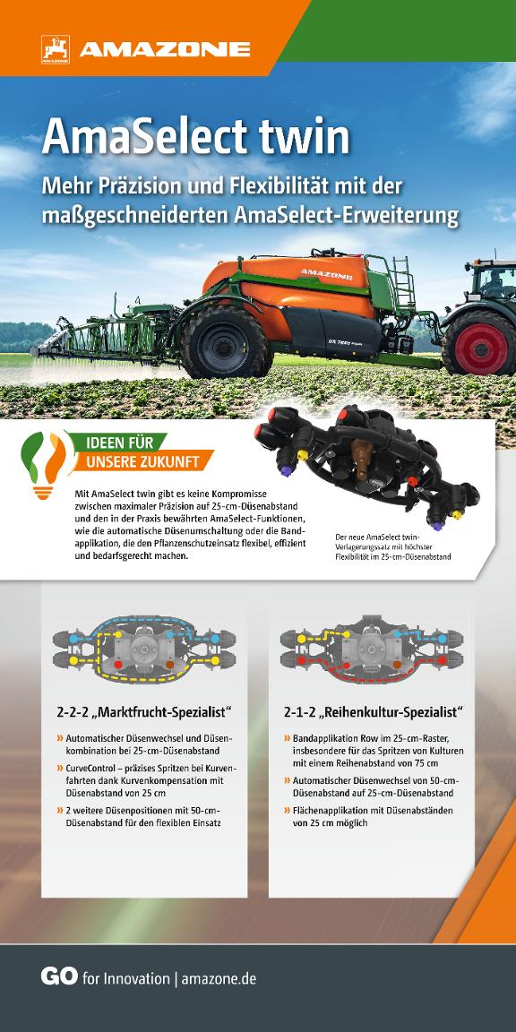 Roll-Up "AmaSelect twin" 1.000 x 2.000 mm