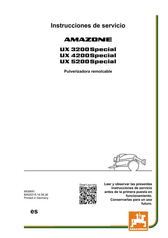 Instrucciones de uso UX 3200, 4200, 5200; Special
