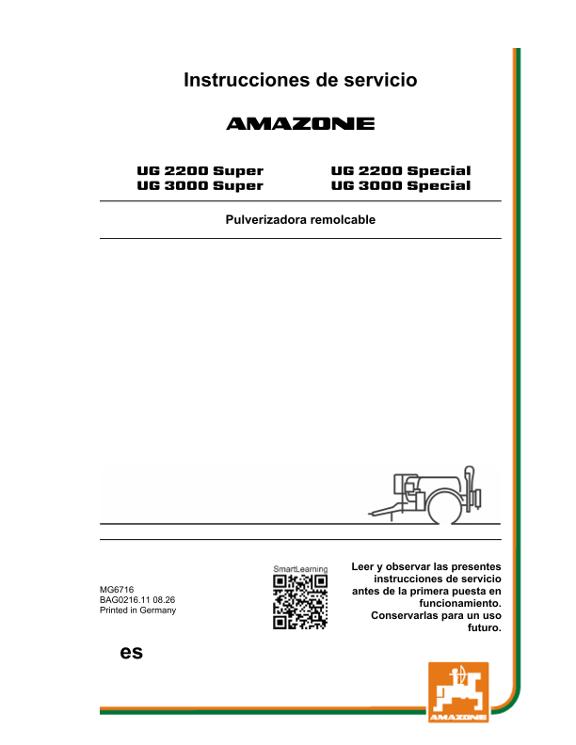 Instrucciones de uso UG 2200,3000; Super; Special