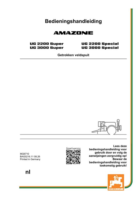 Gebruiksaanwijzing UG 2200,3000; Super; Special