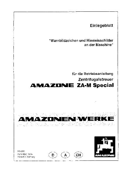 Betriebsanleitung ZA-M Special