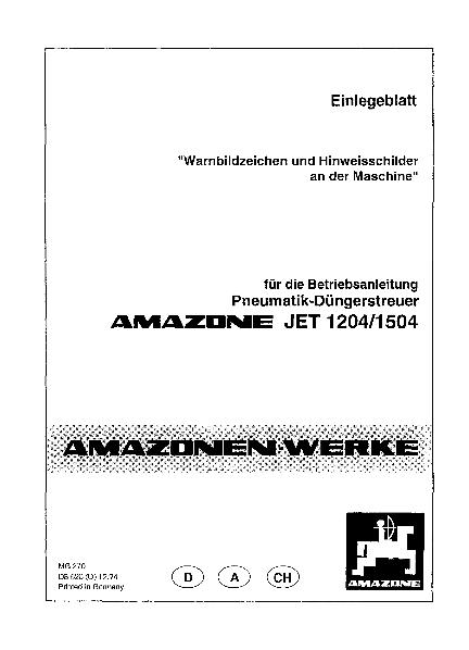 Betriebsanleitung JET 1204