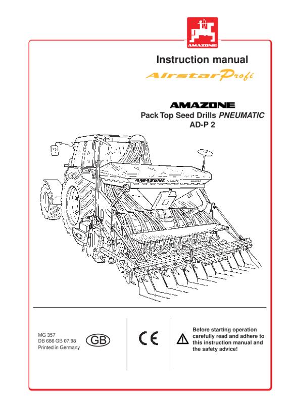Operation manual AD-P