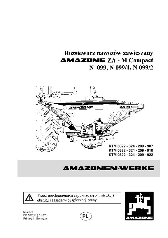 Instrukcja obsługi ZA-M Compact, Max