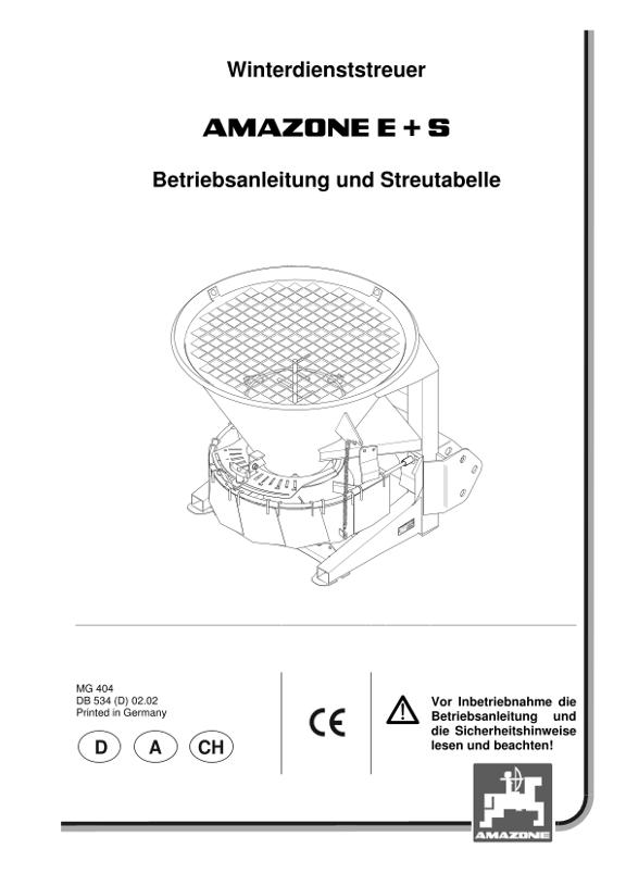 Betriebsanleitung E+S