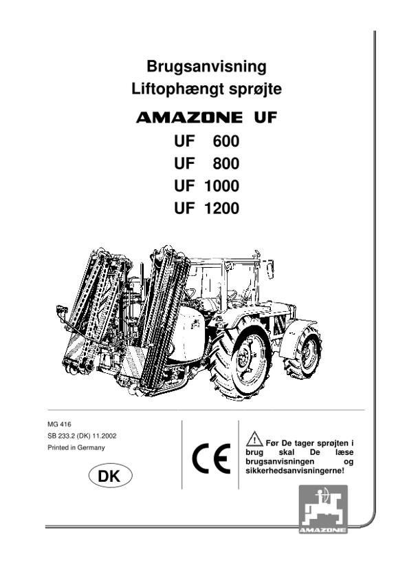 Brugsanvisning UF