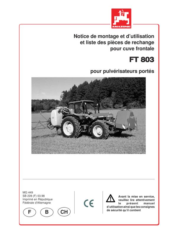 Notice d'utilisation FT