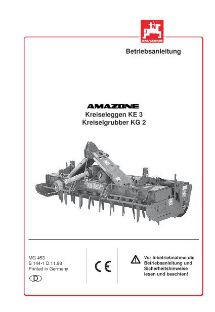 Betriebsanleitung KE / KG