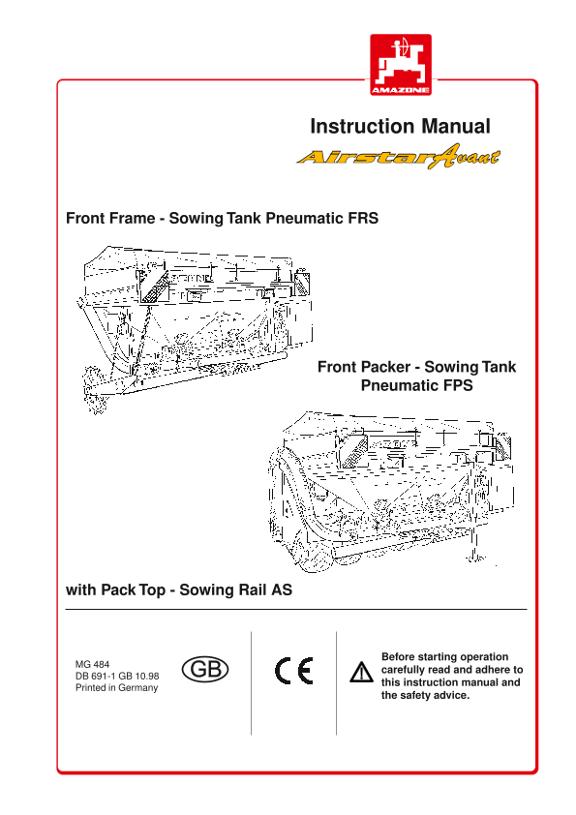 Operation manual FRS/FPS/AS2