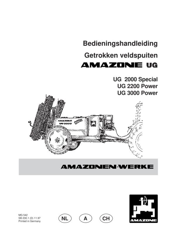 Bedieningshandleiding UG Power / Special
