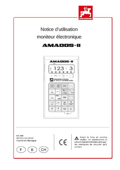 Notice d'utilisation Amados II
