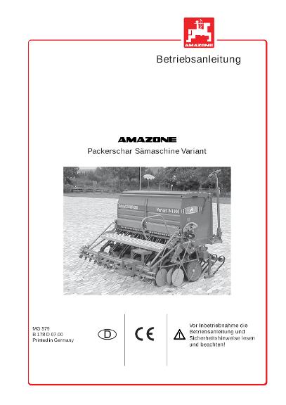 Betriebsanleitung Variant (nicht Airstar)