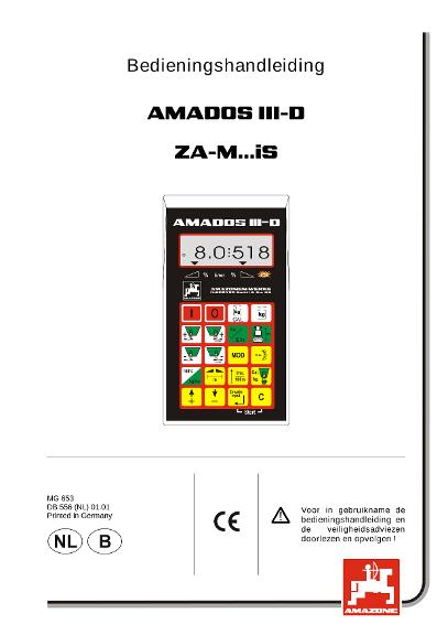 Bedieningshandleiding Amados III D