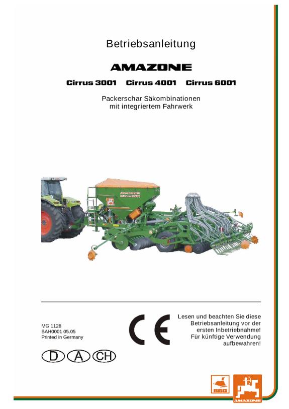 Betriebsanleitung CIRRUS 3001-6001