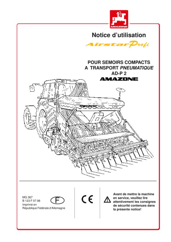 Notice d'utilisation AD-P2