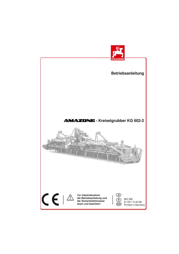 Betriebsanleitung KG602-2
