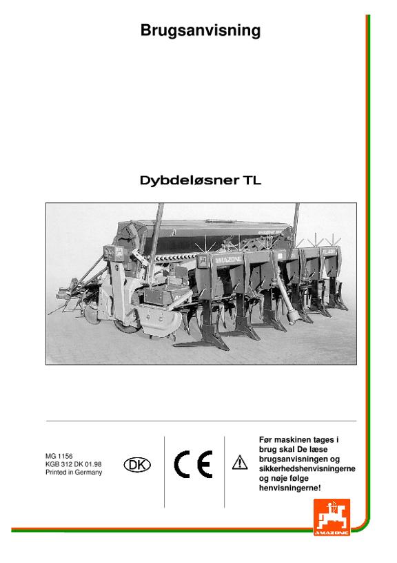 Brugsanvisning TL 01