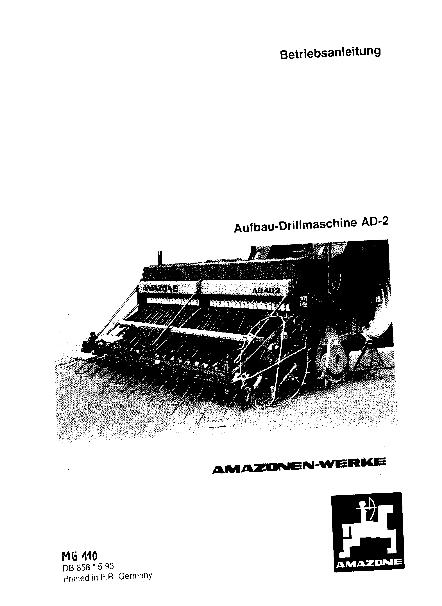 Betriebsanleitung AD 2 AD252 AD302 AD402 AD452