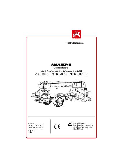 Instruktionsbok ZG-B1