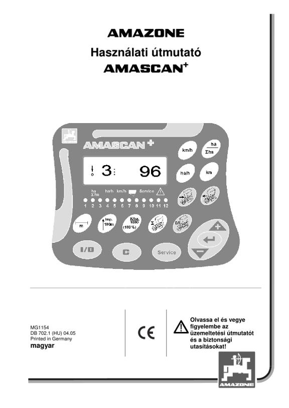 Kezelési útmutató AMASCAN+