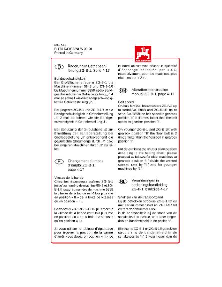 Anlage Betriebsanleitung ZG-B1 (D,F,GB,NL,S)