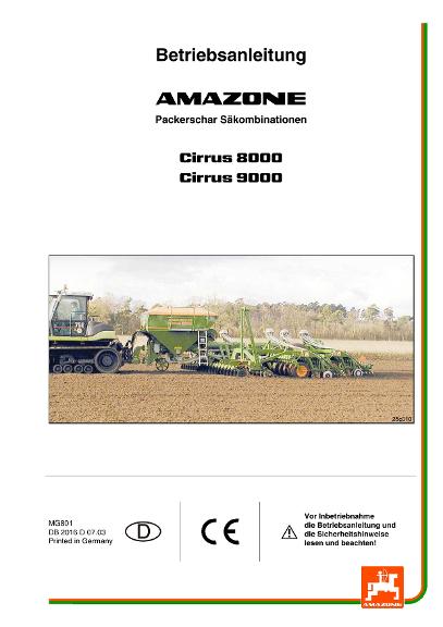 Betriebsanleitung CIRRUS 8/9000