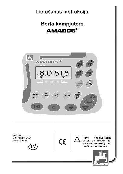 Ekspluatācijas instrukcija Amados+