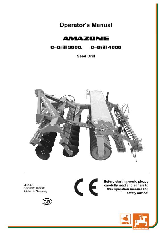 Operation manual C-Drill