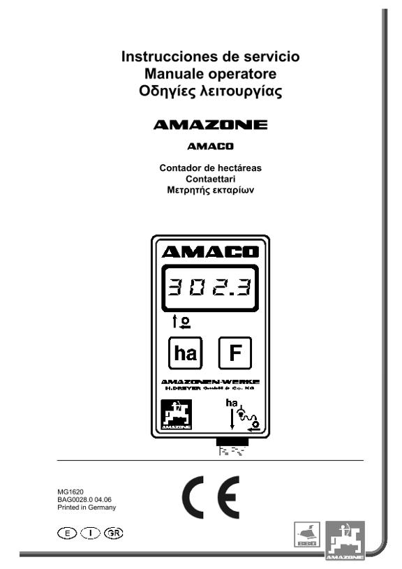 Operation manual (I/E/GR) AMACO